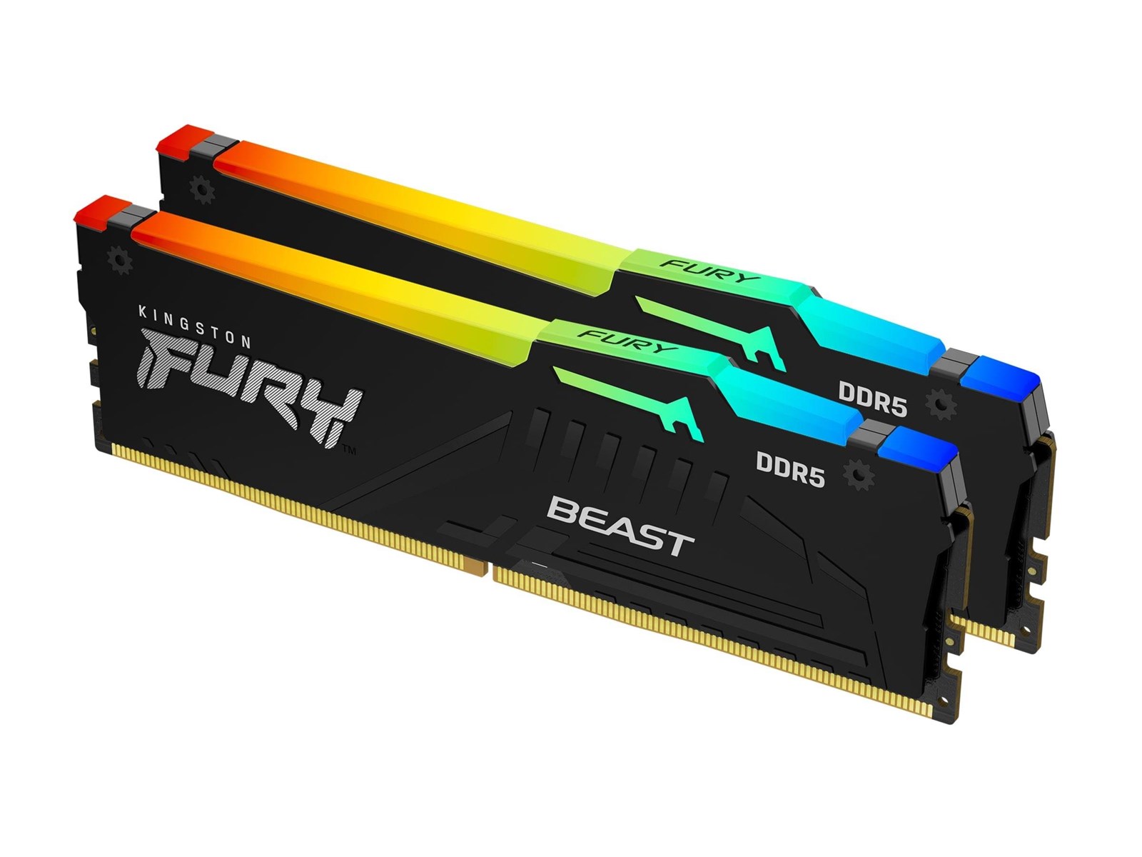 Kingston FURY Beast RGB DDR5-6000 16GB (2×8GB) CL30
