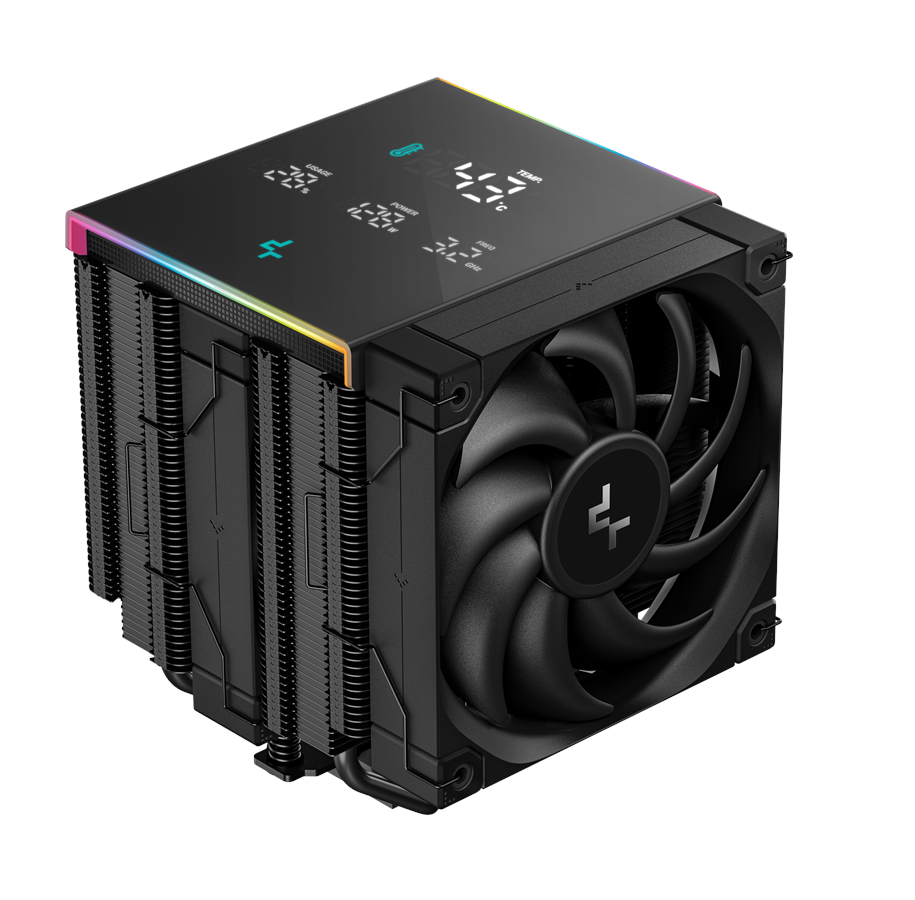 DeepCool AK620 Digital PRO - dual-tower med statusdisplay